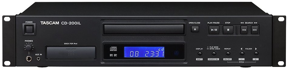 TASCAM CD-200iL Professional CD-Player with 30-Pin and Lightning iPhone Dock
