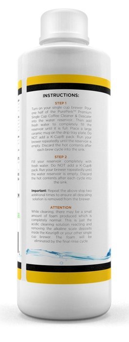 Pure Perk Coffee Machine Cleaner Descaling Solution for All Brands Including Keurig Cuisinart etc