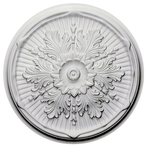 Ekena Millwork CM21LU 21-Inch OD x 2-Inch ID x 2-Inch P Luton Ceiling Medallion by Ekena Millwork