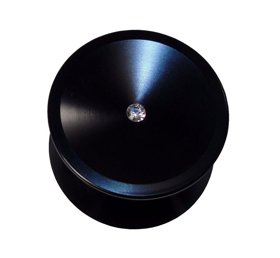 The Original Gourmet Espresso Tamper with Swarovski Crystals and Concave Surfaces.