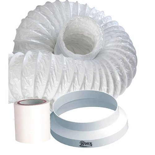 HDIUK 3m Portable Air conditioner Exhaust duct hose extension kit (2012 Improved version), Increase the length...