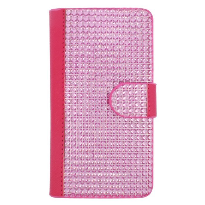 HJ POWER[TM] Nokia Lumina 640 Luxury Diamond FDS77 Leather PU WALLET POUCH Cover + [Free HJ POWER Stylus] EGWPDW3... N9