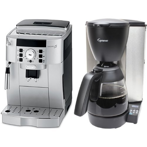 DeLonghi ECAM22110SB Compact Automatic Cappuccino, Latte and Espresso Machine and Capresso 484.05 MG600 Plus 10...