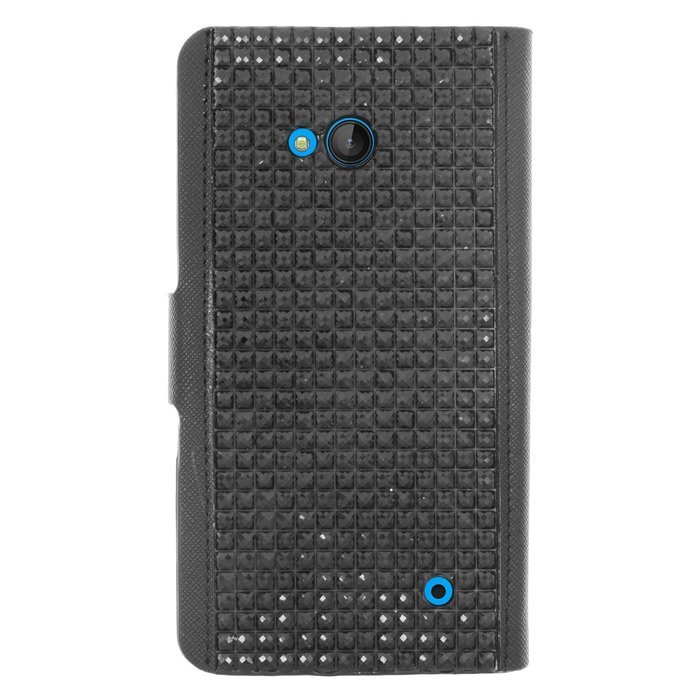 HJ POWER[TM] Nokia Lumina 640 Luxury Diamond FDS77 Leather PU WALLET POUCH Cover + [Free HJ POWER Stylus] EGWPDW3... N10