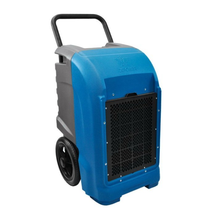 XPOWER XD-125 76 Pint Industrial Commercial Dehumidifier with Automatic Purge Pump and Drainage Hose N5