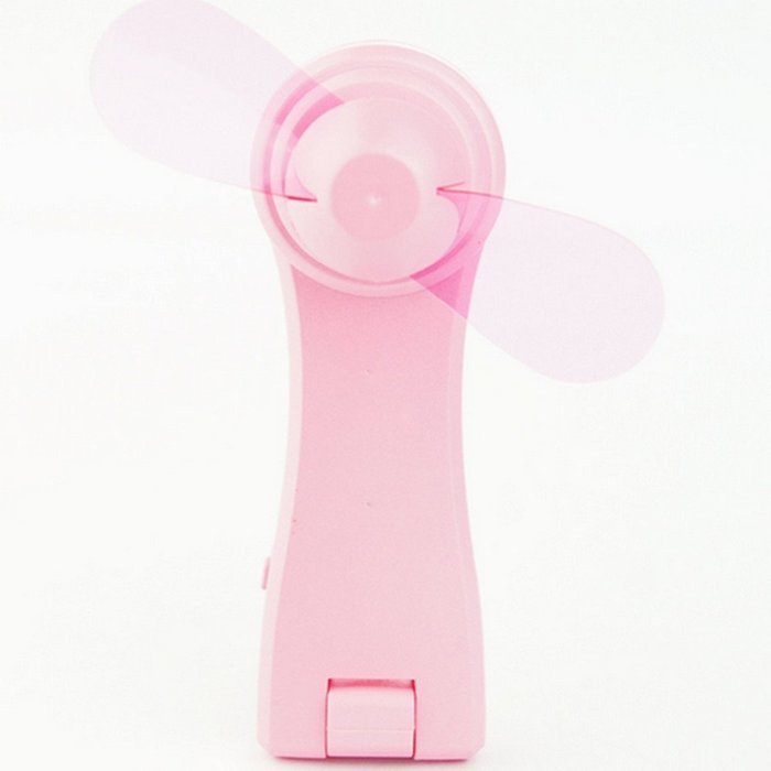 Luniquz 1.4" Rechargable MINI FAN Portable Soft Flade with Flip USB Plug, Powerful Wind Output, Powered by 18650... N6