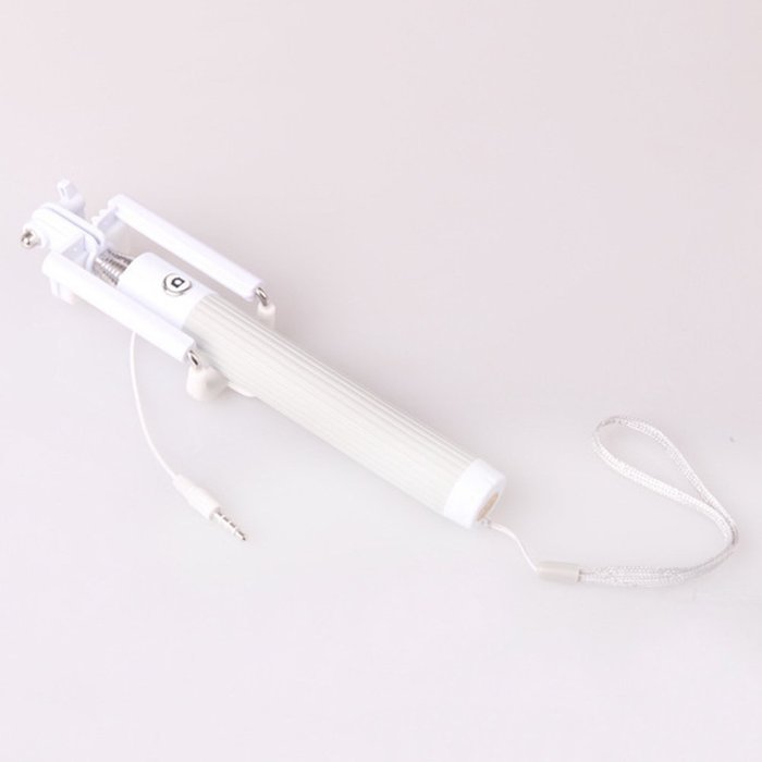 Evtech(tm) Mini Foldable Selfie Stick with Wired Control [Installed, Bttery Free, No Bluetooth] for Smart Mobil... N12