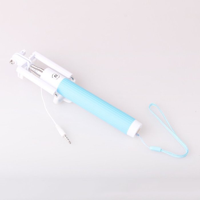 Evtech(tm) Mini Foldable Selfie Stick with Wired Control [Installed, Bttery Free, No Bluetooth] for Smart Mobil... N14
