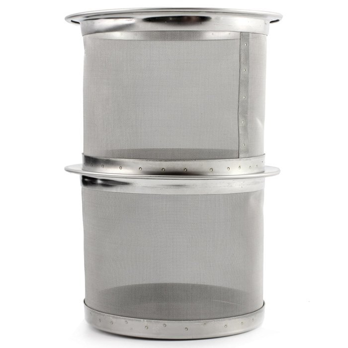 Hario Compatible Stainless Steel Reusable / Replacement Tea Infuser Filters for Glass Tea Pot (2 Pack)