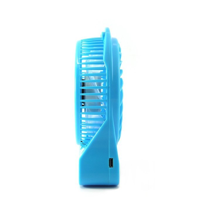 FOLOTE 4-inch Mini Hand Held Portable USB Fan Powered by Lithium Rechargeable Battery, 4 Blades, 3 Speeds Wind... N8