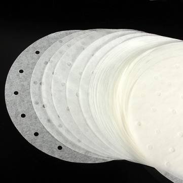 UR Bakeware 50pcs Dim Sum Paper Bamboo Cage Steamed Paper N3