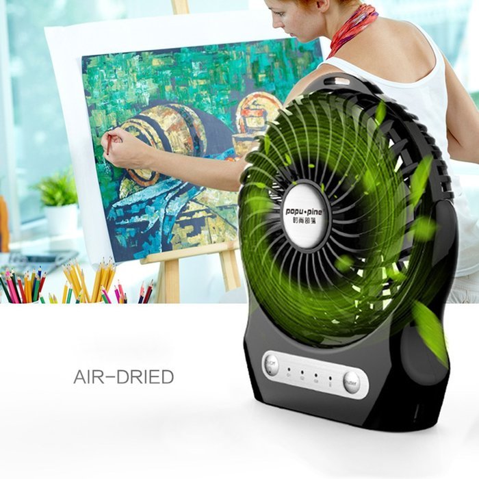USB Fan/Portable Fan/Personal Fan,eBerry&reg; Mini Handheld Cooling Fan,Electric Desktop Fan with 3 Speeds,Rechargeable... N7