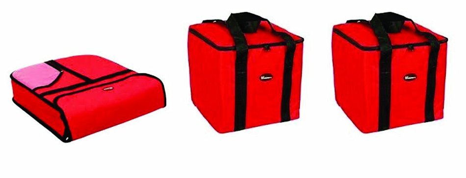 Tiger Chef 3 Piece Pizza Delivery Bag Set