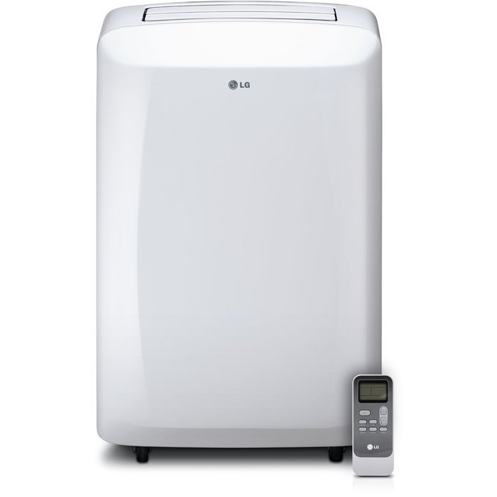 LG 10,000 BTU 115V Portable Air Conditioner with Remote Control, White N2