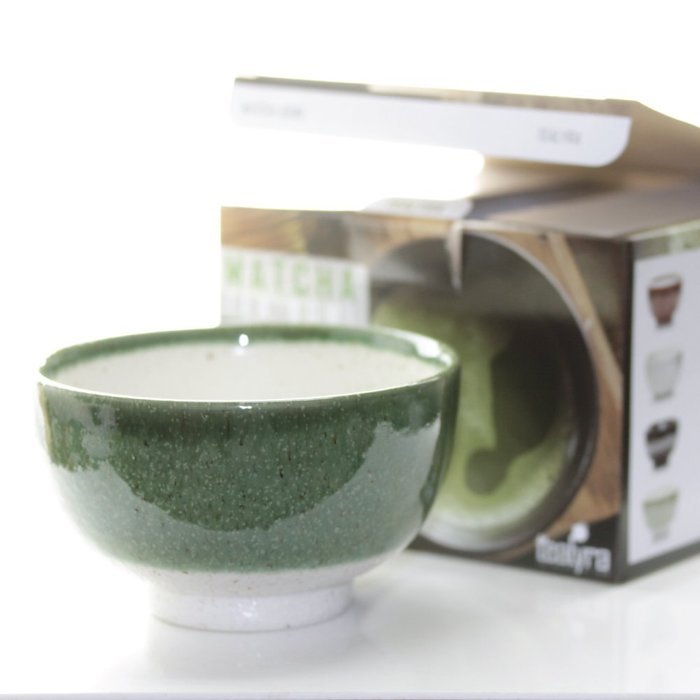 Authentic Matcha Chawan Bowl - Japanese Made - High Quality - Matcha Tea Ceremony (Biege)