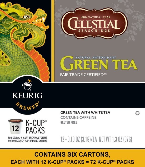 Celestial Seasonings Lemon Zinger Herbal Tea, K-Cup Portion Pack for Keurig K-Cup Brewers, 24-Count N2