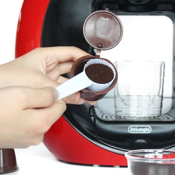 RECAPS 6 Cups/Pack Refillable Dolce Gusto Coffee Capsule Refilling More Than 200 Times Reusable Dolce Gusto Coffee...