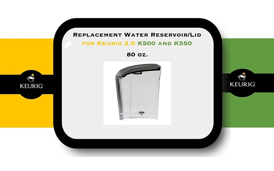 Replacement Water Reservoir for Keurig 2.0 K500 and K550 - 80-oz.