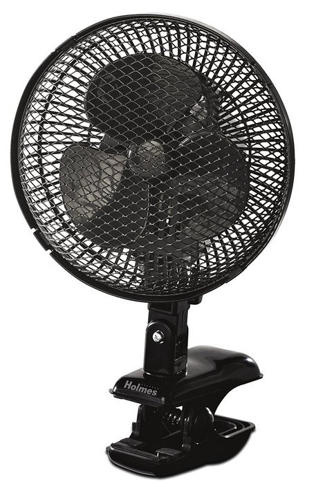 Holmes HACP10W-U Oscillating Clip Fan, White N2