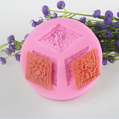 Y&XL&H Three Diamond Shaped Fondant Cake Chocolate Silicone Mold, Decoration Tools Bakeware N2