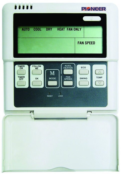 Pioneer Concealed Duct Mini Split Inverter Air Conditioner with Heat Pump, 12000 BTU (1 Ton) Full Set N6