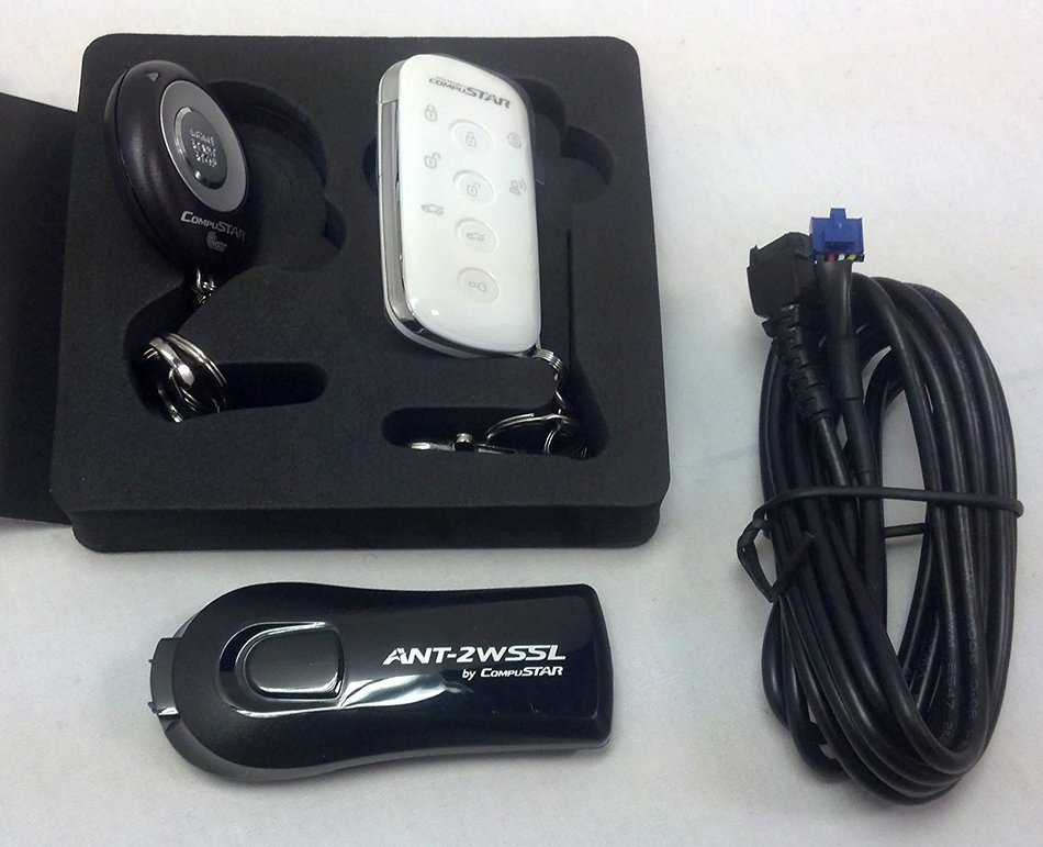 Compustar 4,000 Foot Ultra Thin 2 Way Remote Package (RF-2W940-SS) N2