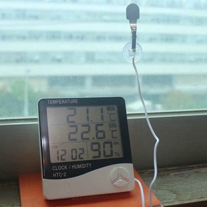Alloet New Digital LCD Thermometer Hygrometer Electronic Temperature Humidity Meter N5