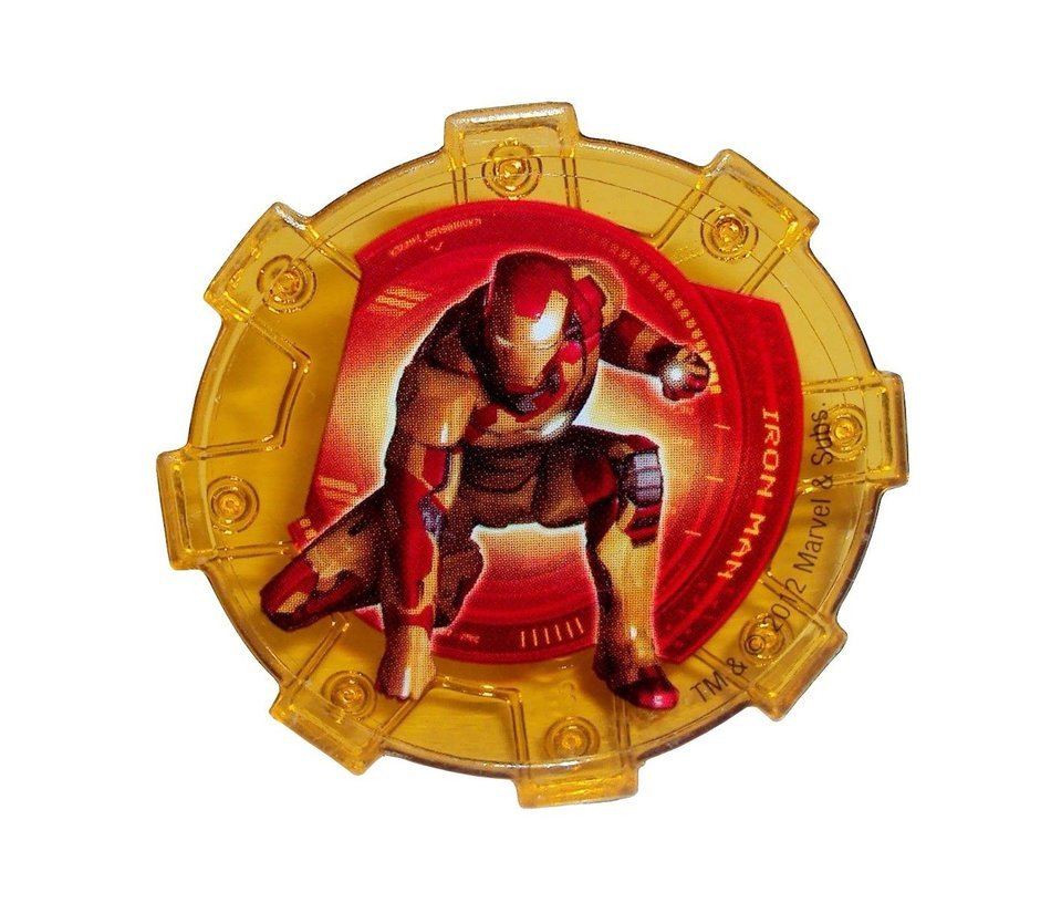 DecoPac Cupcake Rings, Iron Man 3, Two Designs, 12 Pieces