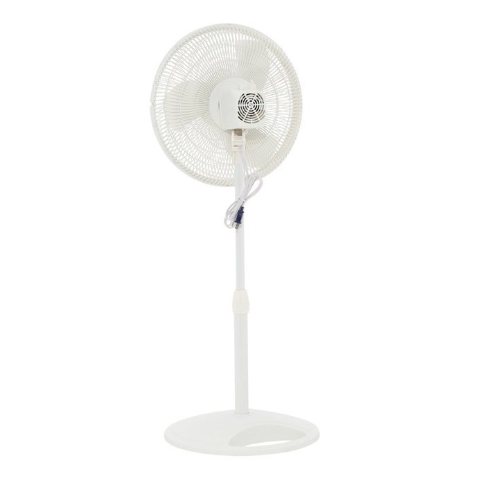 Lasko, 16 In. Oscillating Stand Fan and the Perfect Height for Any Room in Which High Air Flow Is Needed. N2