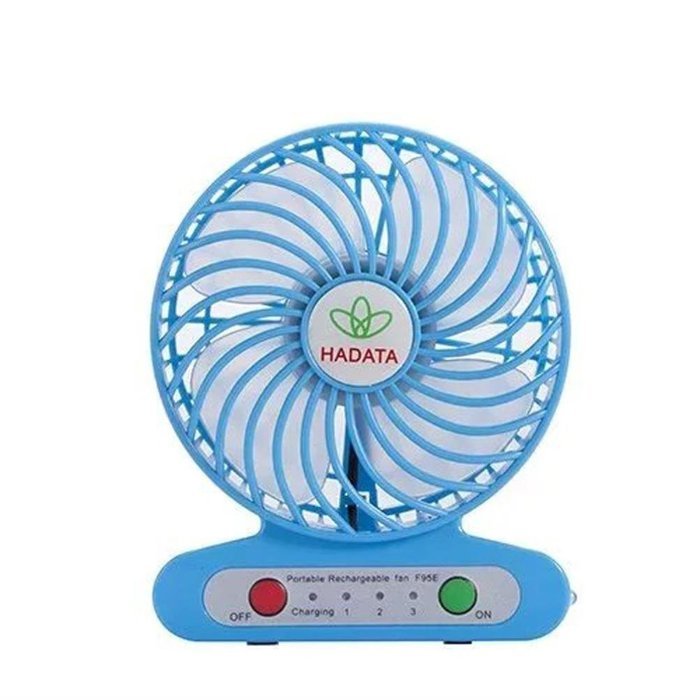 AMA(TM) Portable Mini USB Desk Fan Rechargeable Battery Operated Air Fan Air Conditioner Cooler (Black) N6