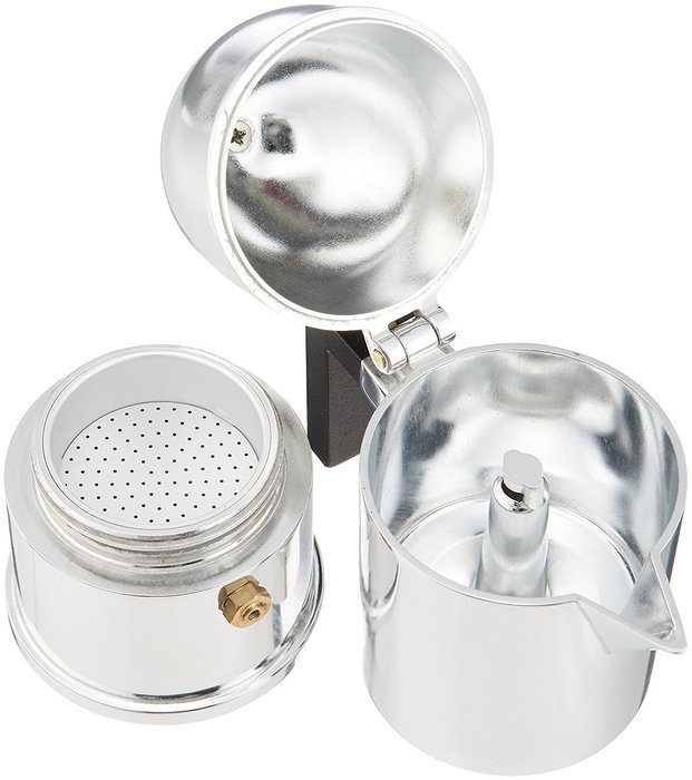 La Cupola Espresso Maker by Aldo Rossi Size: 1 cup, Handle Color: Black