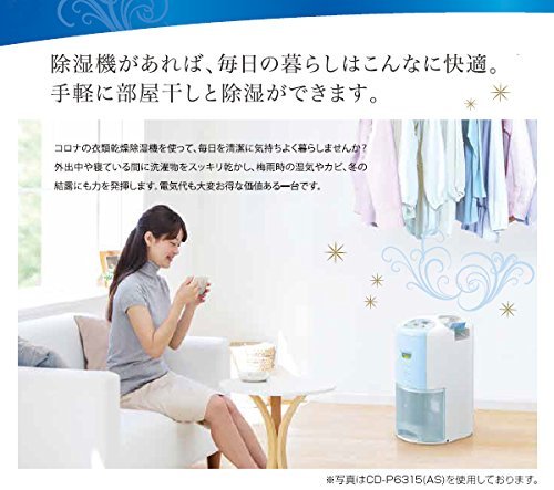 CORONA clothes dryer dehumidifier dehumidification amount 6.3L (up to 7 tatami-rebar 14 tatami wooden) '10 exchange... N5