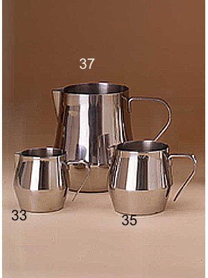 European Gift and Houseware 37 Stainless Steel Frothing Pitcher, 32-Ounce