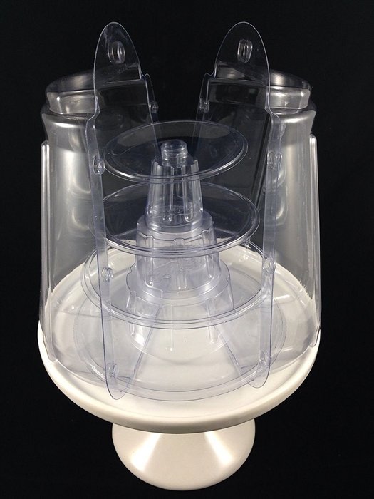 4 Tier Display Macaron Stand with Takeaway Case