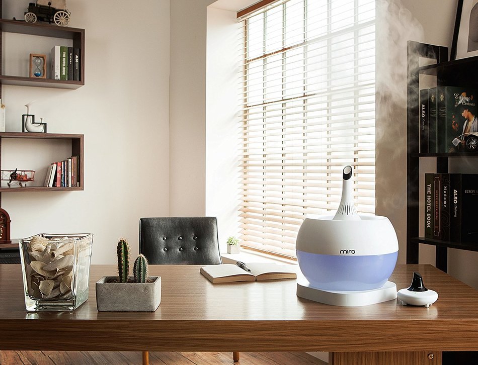Miro CleanPot "Aroma Plus" Cool mist Humidifier. Sanitary, Washable Design, with Aromatherapy Functions N6