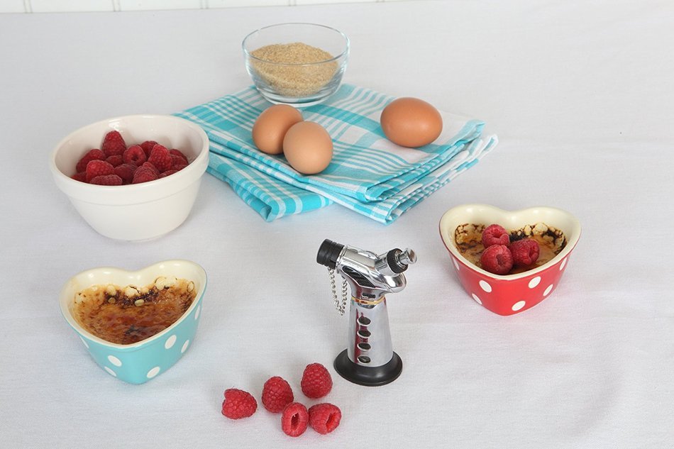 Polka Dot Heart Shaped Ramekins- Set of 4
