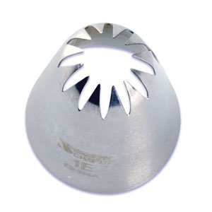 Oasis Supply Stainless Steel Icing Tips, No.1E, X-Large