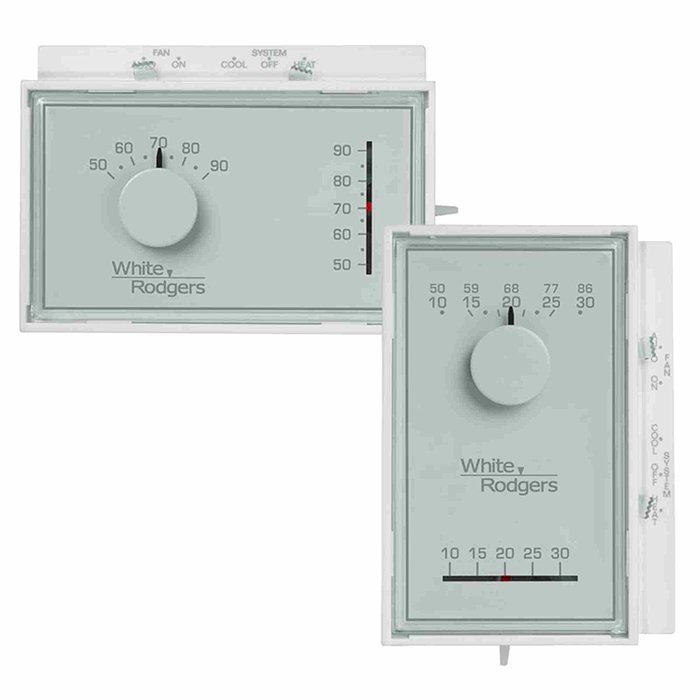 Contractor 6 Pack Of White Rodgers 1E56N-444-6PK Thermostat GE HP 1H 1C Vertical