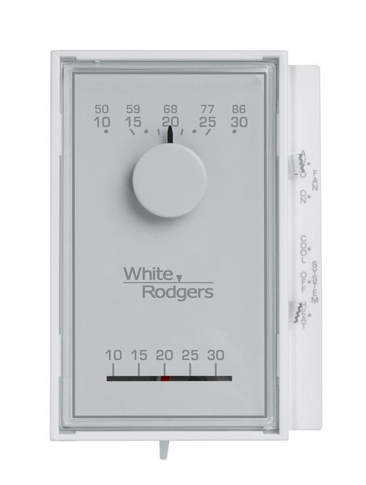 Contractor 6 Pack Of White Rodgers 1E56N-444-6PK Thermostat GE HP 1H 1C Vertical N2