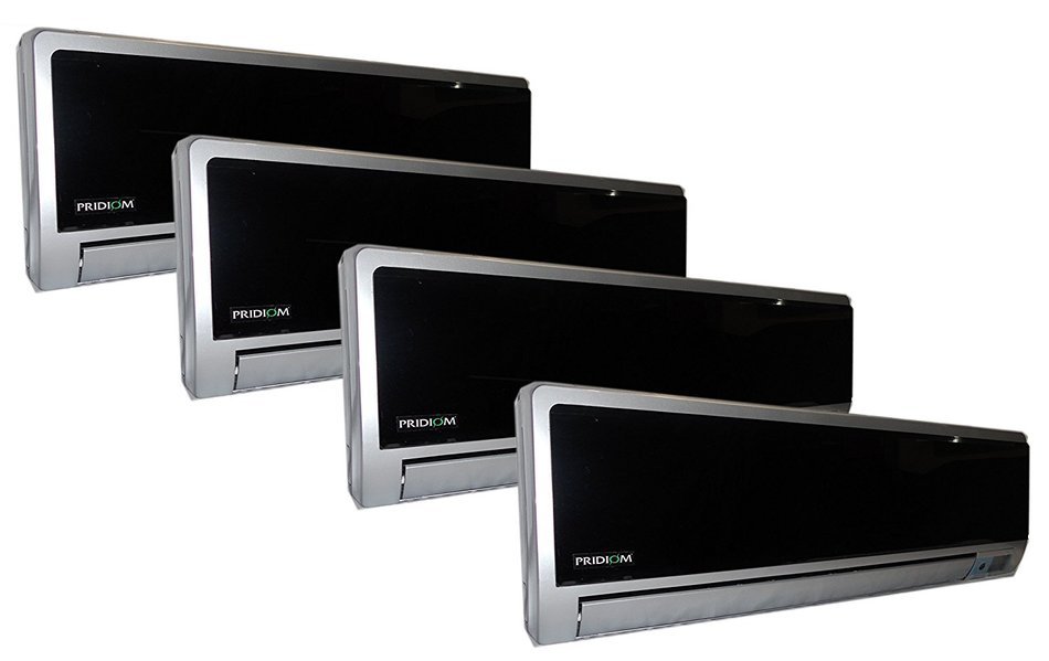 Pridiom Pmd395hqx 39k Btu Quad Zone Mini-Split System High Wall Mount