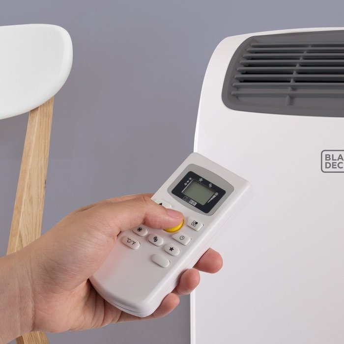 BLACK+DECKER BPACT14HWT 14,000 BTU Cooling, 11,000 BTU Heating Portable Air Conditioner with Remote Control N13