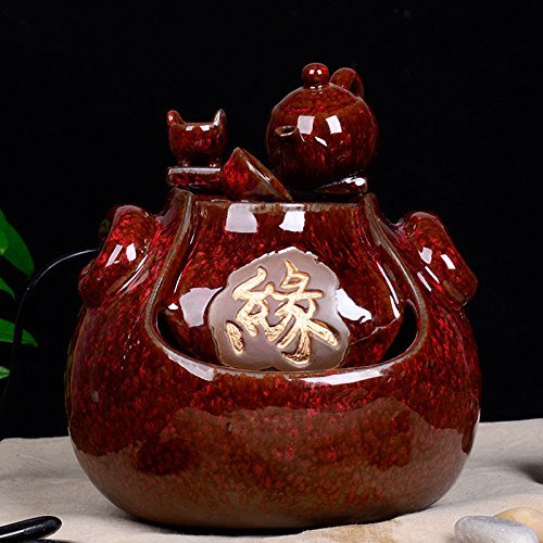 FEI&S Ceramic pot flowing water humidifier fish tank living room desk creative Gifts, Home Decor is in the jug... N5