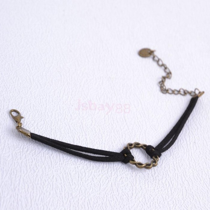 90's Black Velvet Charm Choker Necklace Gothic Punk Handmade Retro Jewelry