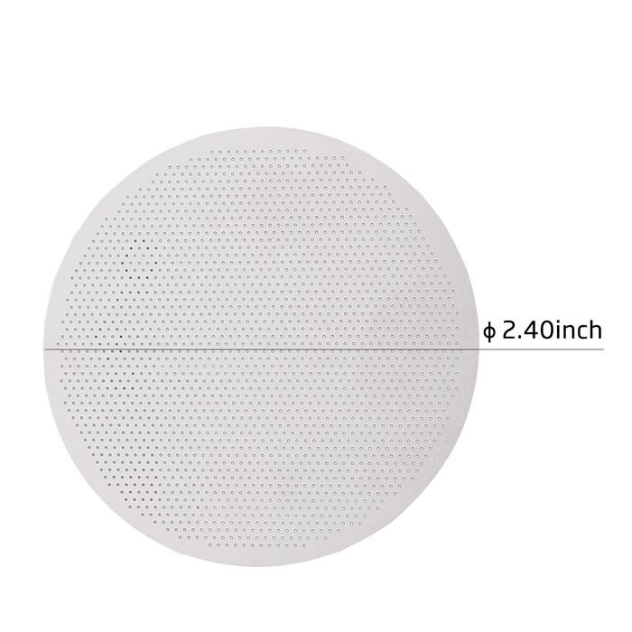 Nicelucky Stainless Steel Reusable DISK Coffee Filter for AeroPress Coffee & Espresso Maker(Park of 2)
