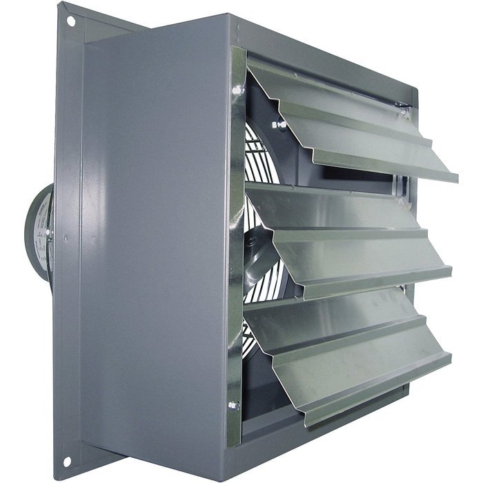 Canarm Wall Exhaust Fan - Single-Speed, 24in., 5600 CFM, Model# SD24-F1