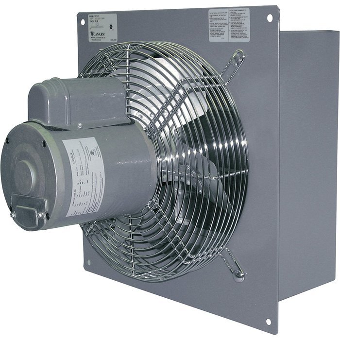 Canarm Wall Exhaust Fan - Single-Speed, 24in., 5600 CFM, Model# SD24-F1 N2