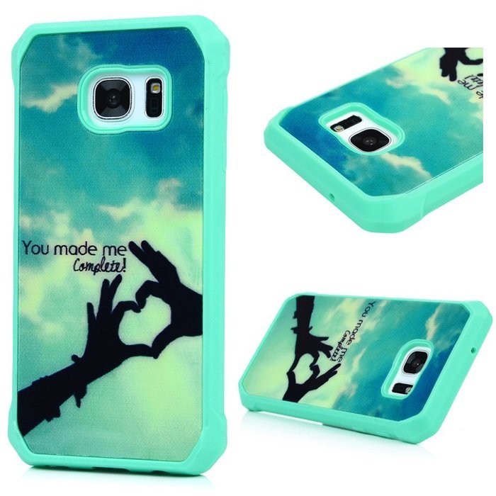Galaxy S7 Case,Samsung Galaxy S7 Case - Shockproof TPU Gel Frame Bumper + Hard PC Back Shell Hybrid Case Scratch-Resistant... N28