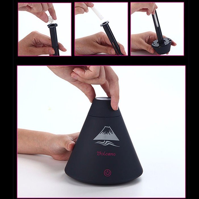 Aroma Diffuser,EIVOTOR 160 ml Volcano USB Mini Air Humidifier Cool-mist Touch Sensitive Switch With Color LED... N5