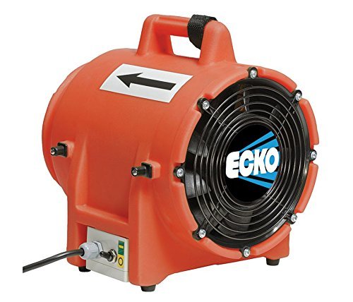 Euramco Safety 8" Portable Ventilation Fan, 1/3 Hp, 980 Cfm