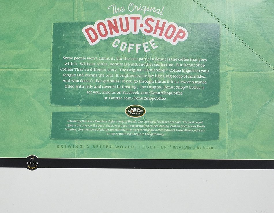 Coffee People Donut Shop Decaf Medium Roast Extra bold, 22-Count K-Cup Portion Pack for Keurig Brewers